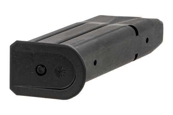SIG Sauer P229 magazine holds 15-rounds of 9mm Auto ammo with witness holes and easy disassembly.